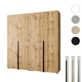 szafa-otwierana-200x60x237-dab-wotan-styl-premium-cichy-domyk