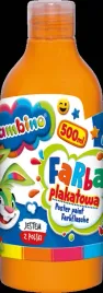 farba-plakatowa-500ml-bambino-w-butelce-pomaranczowa
