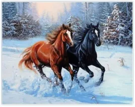 diamentowa-mozaika-konie-w-sniegu-no-1008676