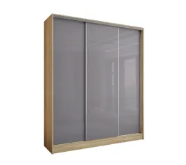 szafa-przesuwna-3d-200x250-dab-sonoma-lacobel-szary-szklany-polysk-wysoka