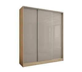 szafa-przesuwna-3d-200x250-dab-sonoma-lacobel-cappuccino-polysk-wysoka