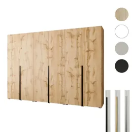 szafa-otwierana-300x60x237-dab-wotan-styl-premium-cichy-domyk