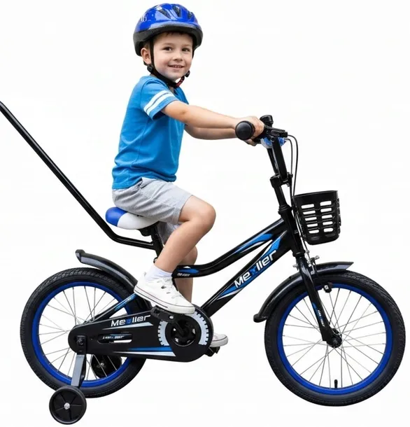 Rower dziecięcy Mexller BMX 16 cali Rowerek dla Chłopca + Koszyk Prowadnik