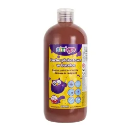 farba-plakatowa-strigo-butelka-500-ml-brazowa
