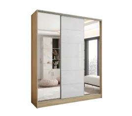 szafa-przesuwna-3d-190x250-dab-sonoma-lacobel-bialy-polysk-2xlustro-wysoka