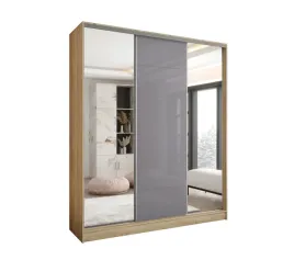 szafa-przesuwna-3d-200x250-dab-sonoma-lacobel-szary-polysk-2xlustro-wysoka