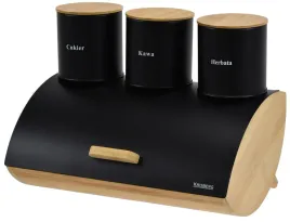 chlebak-3-pojemniki-krisberg-czarny-mat-bambus-nowoczesny-zestaw