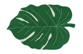 dywan-bawelniany-nowoczesny-lisc-monstera-zielony-lorena-canals-120x160-cm