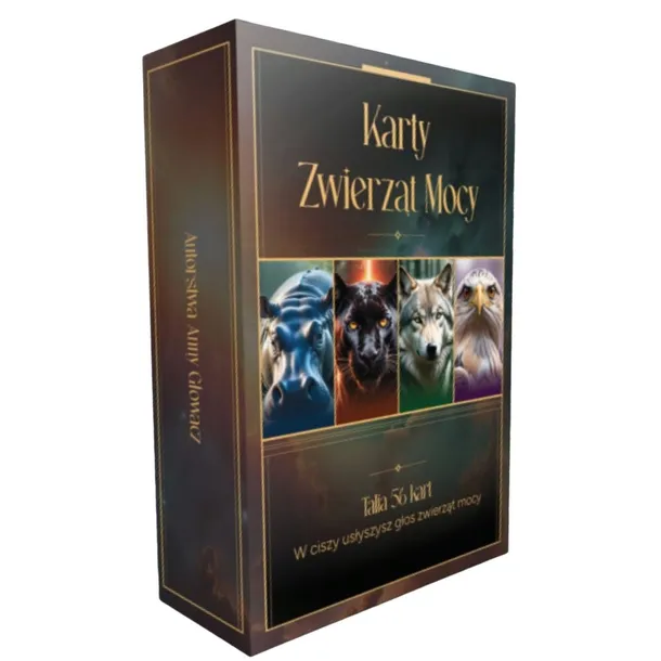 Karty Zwierząt Mocy Anna Głowacz - 56 Ilustrowanych Kart