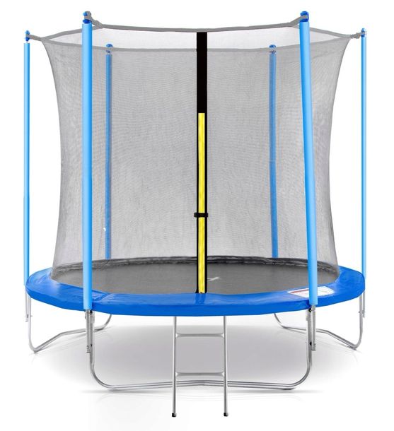 Duża Trampolina Ogrodowa Dla Dzieci 6FT 183CM CORCIANO z Siatką i Drabinką