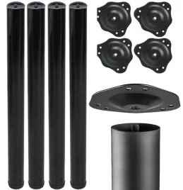 nogi-do-stolu-biurka-regulacja-czarna-710mm-4-szt
