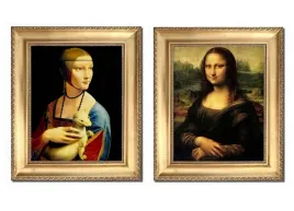 obraz-leonardo-da-vinci-mona-lisa-dama-z-gronostajem-lasica-rama-zlota