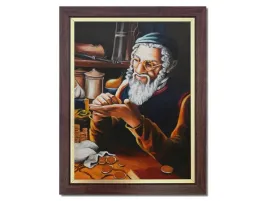 obraz-portret-zyda-z-pieniazkiem-zyd-na-szczescie-na-prezent