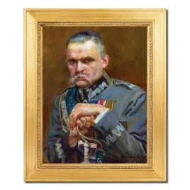 obraz-wojciech-kossak-portret-marszalek-jozef-pilsudski-ramka-na-prezent