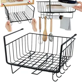 koszyk-metalowy-podwieszany-pod-szafke-blat-5-haczykow-uchwyt-na-papier