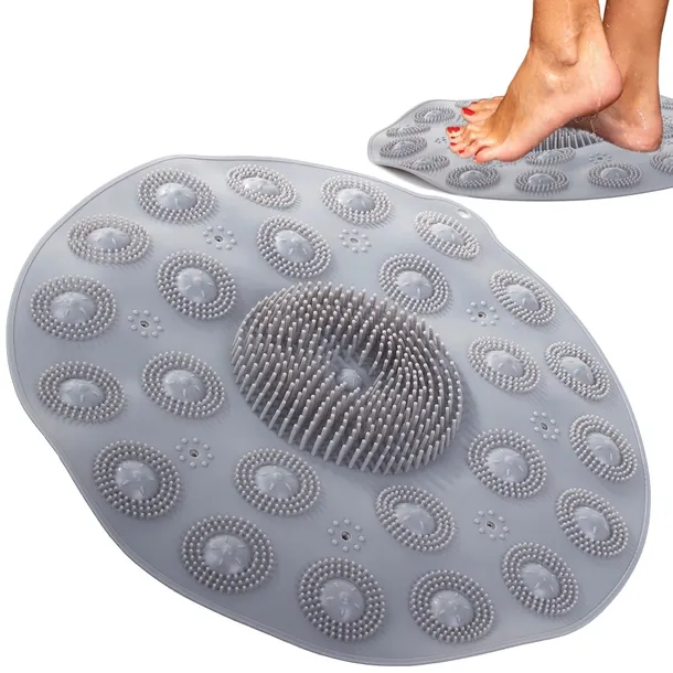 MASAŻER DO STÓP MATA POD PRYSZNIC DO WANNY ANTYPOŚLIZGOWA PRZYSSAWKI 37cm