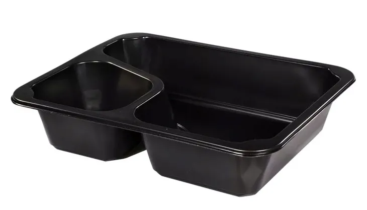 POJEMNIKI COLT DO ZGRZEWU 227x178x50 CZARNE PP Z PRZEGRÓDKĄ NA SURÓWKĘ A50