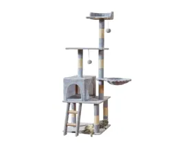 duzy-wysoki-drapak-dla-kota-kotow-wieza-legowisko-domek-jasny-szary