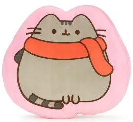 poduszka-kot-pusheen-z-pomaranczowy-szalikiem-rozowa