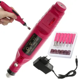 frezarka-do-paznokci-manicure-pedicure-zestaw-frezy-frezow-koncowki-rozowa