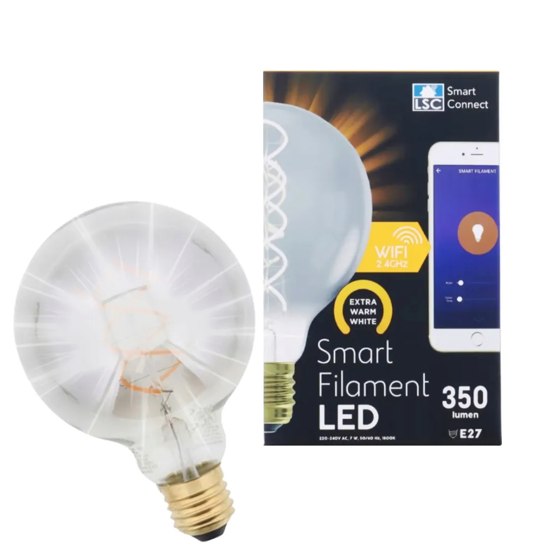 zarowka-smart-connect-led-350-lumen-e27-stan-nowy
