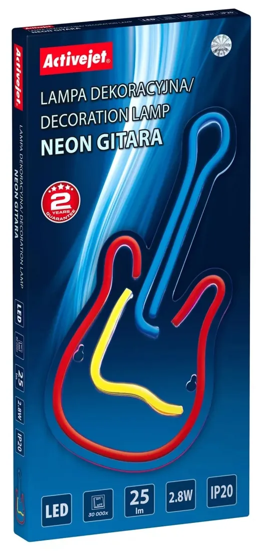 lampa-neonowa-activejet-neon-led-gitara