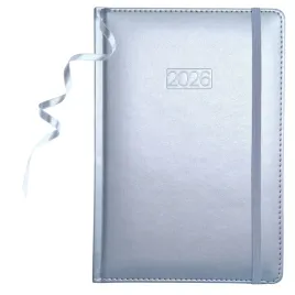 kalendarz-dzienny-a5-2026-metalic-terminarz-ksiazkowy-srebrny