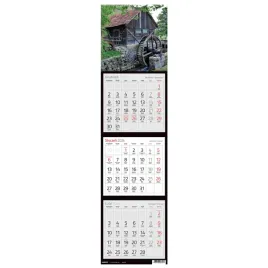 kalendarz-trojdzielny-2026-kwadratowy-waski-krajobraz-stary-mlyn