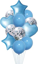 balony-zestaw-gwiazda-serce-konfetti-niebieskie-30-46cm-12-sztuk