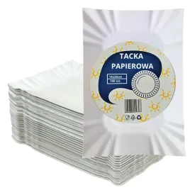 tacki-papierowe-jednorazowe-biale-14x20-cm-tacka-papierowa-zestaw-100-sztuk