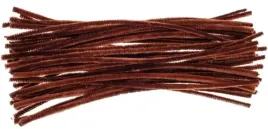 druciki-kreatywne-brazowe-pluszowe-30-cm-40-sztuk