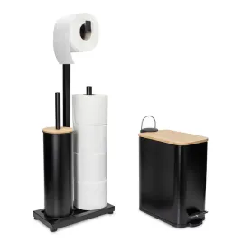 komplet-lazienkowy-yoka-home-czarny-mat-bambus-stojak-wc-3w1-kosz-5l