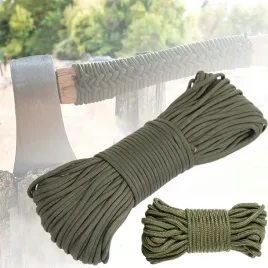 mocna-linka-paracord-sznurek-30m-100ft-survival-outdoor-nylon-zielona