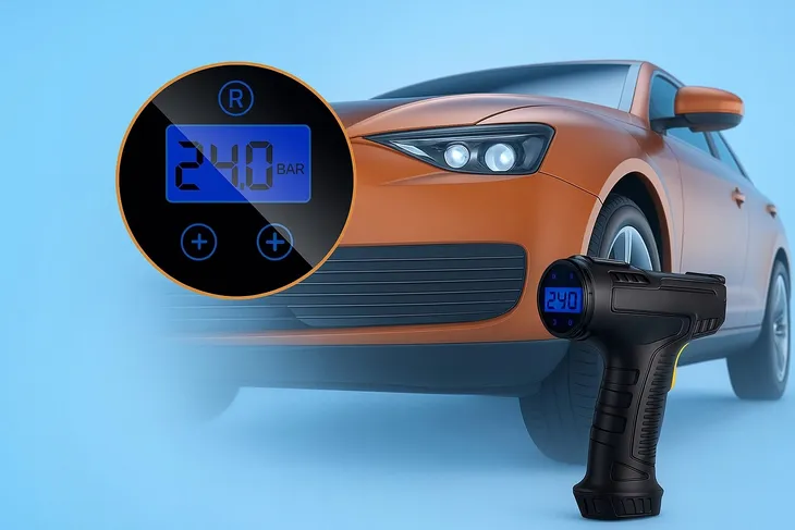 kompresor-samochodowy-bezprzewodowy-przenosny-rowerowy-akumulatorowy-stan-nowy-wydajnosc-efektywna-27-l-min