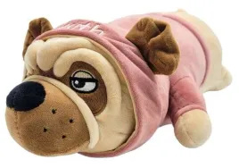 maskotka-piesek-mops-w-ubranku-przytulanka