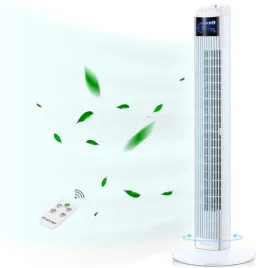 bialy-wentylator-kolumnowy-z-pilotem-i-wyswietlaczem