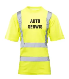 koszulka-brixton-flash-zolty-z-nadrukiem-auto-serwis-xxl