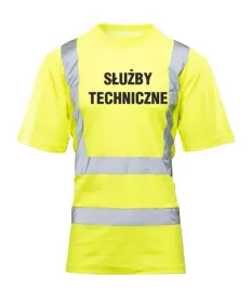 koszulka-brixton-flash-zolty-z-nadrukiem-sluzby-techniczne-4xl