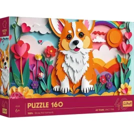 puzzle-160-paper-art-piesek-trefl