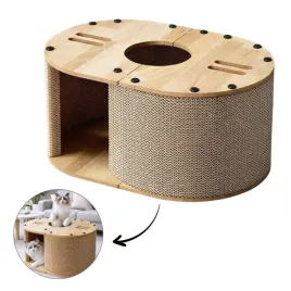 legowisko-dla-kota-z-drapakiem-i-tunelami-ekologiczne-57x395-cm