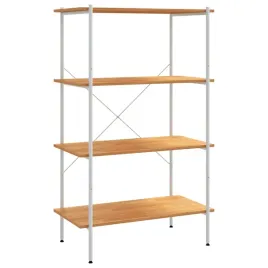 4-poziomowy-regal-bialy-i-drewno-debowe-80x40x130-cm