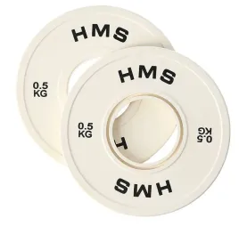 talerze-obciazenia-na-gryf-olimpijski-sztange-gumowane-zestaw-2x05-kg-hms