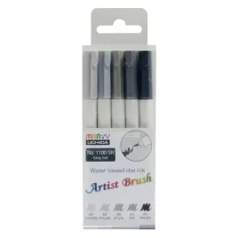 flamastry-artist-brush-grey-5-kolorow