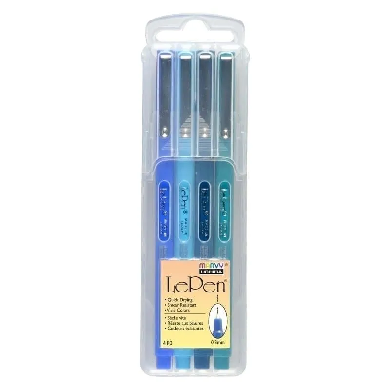 cienkopisy-le-pen-blue-4-kolory