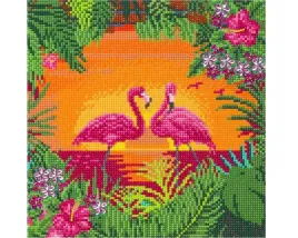 obraz-na-plotnie-30x30cm-z-mozaika-flamingi