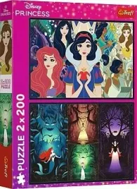 puzzle-2x200-czarujace-ksiezniczki-trefl