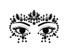 dekoracja-na-twarz-krysztalki-czarne-15x9cm