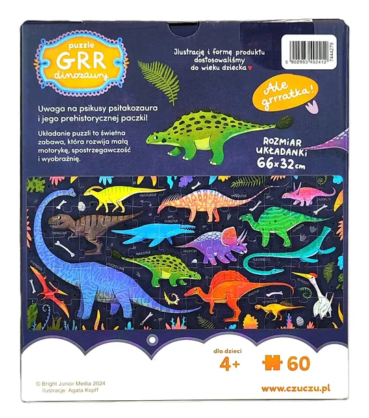 czuczu-puzzle-60-grr-dinozaury-marka-czuczu