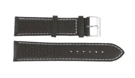 pasek-reda-24mm-xl-poljot-ciemnobrazowy-pasek-biale-przeszycie