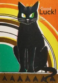 karnet-b6-z-koperta-czarny-kot-good-luck-vintage